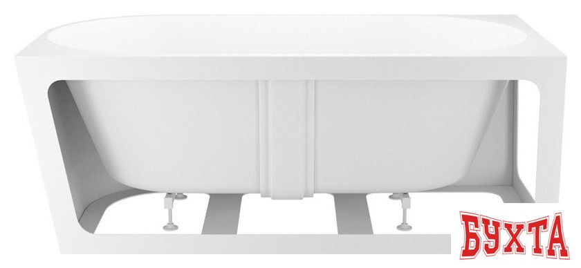 Ванна Wellsee Excellence Pro 150x73 28760601R (пристенная ванна (левая) белый глянец, экран, ножки, сифон-автомат хром) 3