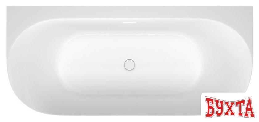 Ванна Wellsee Collaro 170x80 28910102R (пристенная ванна белый глянец, экран, ножки, сифон-автомат глянцевый белый) 4