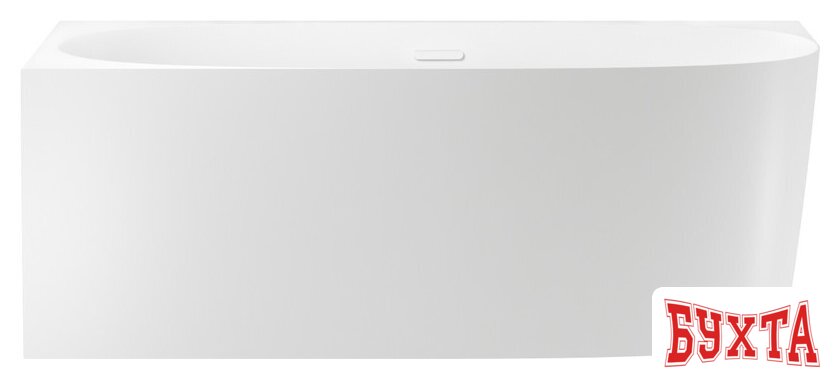 Ванна Wellsee Belle Spa 2.0 160x75 235802002 (пристенная ванна (левая) белый глянец, экран, каркас, сифон-автомат глянцевый белый)