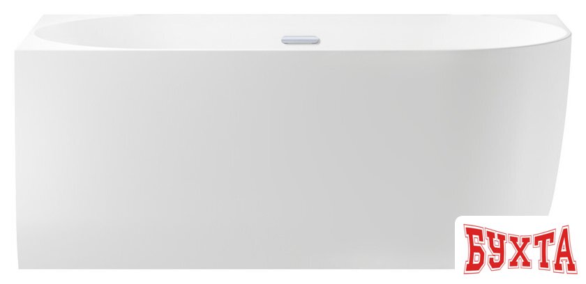 Ванна Wellsee Belle Spa 150x75 235701001 (пристенная ванна (левая) белый глянец, экран, каркас, сифон-автомат хром)