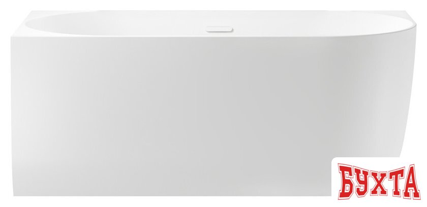 Ванна Wellsee Belle Spa 150x75 235701002 (пристенная ванна (левая) белый глянец, экран, каркас, сифон-автомат глянцевый белый)
