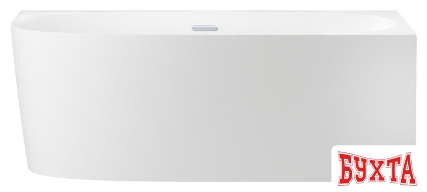 Ванна Wellsee Belle Spa 2.0 160x75 235803001 (пристенная ванна (правая) белый глянец, экран, каркас, сифон-автомат хром)