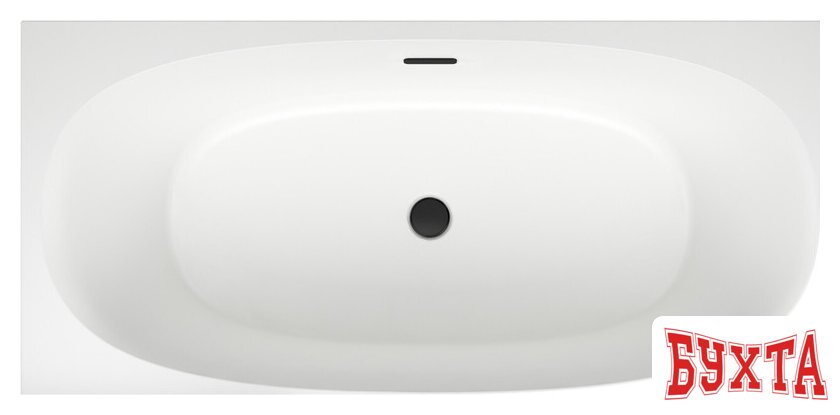 Ванна Wellsee Belle Spa 2.0 160x75 235802003 (пристенная ванна (левая) белый глянец, экран, каркас, сифон-автомат матовый черный) 4