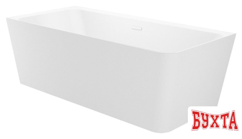 Ванна Wellsee Bromance 170x78 23160402R (пристенная ванна (левая) белый глянец, экран, ножки, сифон-автомат глянцевый белый) 2