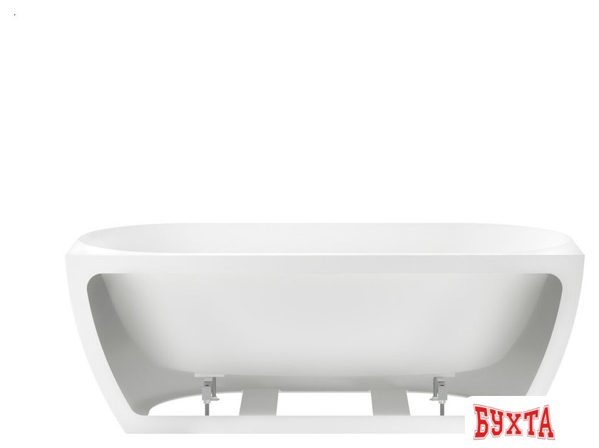 Ванна Wellsee Belle Spa 3.0 170x80 235901002 (пристенная ванна белый глянец, экран, ножки, сифон-автомат глянцевый белый) 3