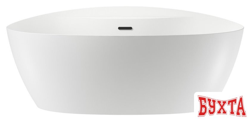 Ванна Wellsee L’aster 175x85 236301003 (отдельностоящая ванна белый глянец, экран, ножки, сифон-автомат матовый черный)