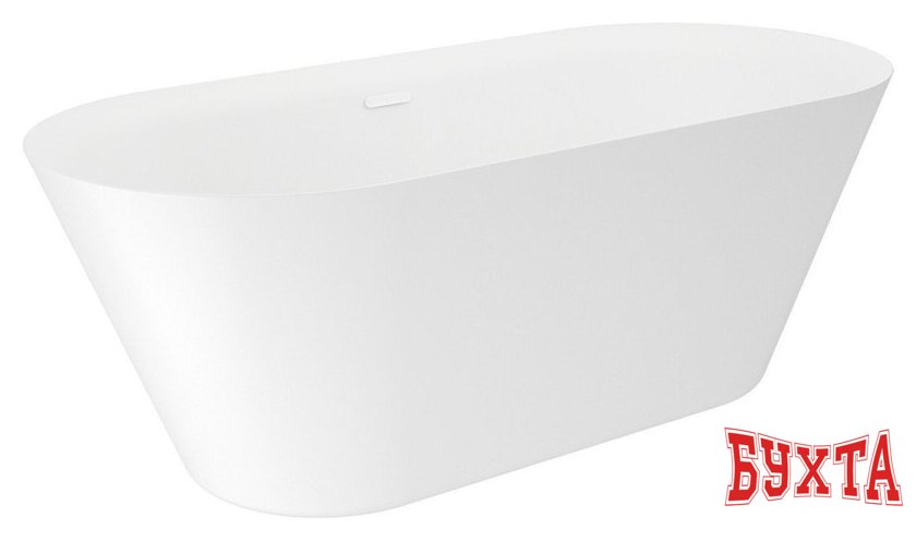 Ванна Wellsee Cute Twin R 168x75 23840102R (отдельностоящая ванна белый глянец, экран, ножки, сифон-автомат глянцевый белый) 2