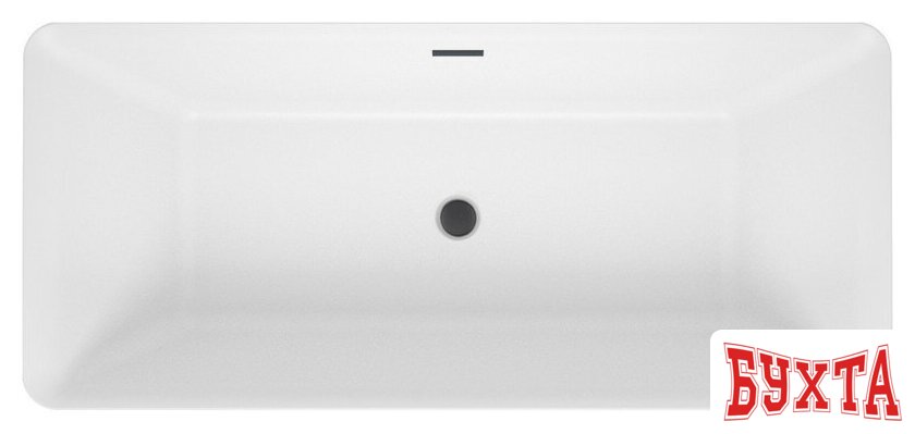 Ванна Wellsee Cute Twin S 168x75 23830103R (отдельностоящая ванна белый глянец, экран, ножки, сифон-автомат матовый черный) 4