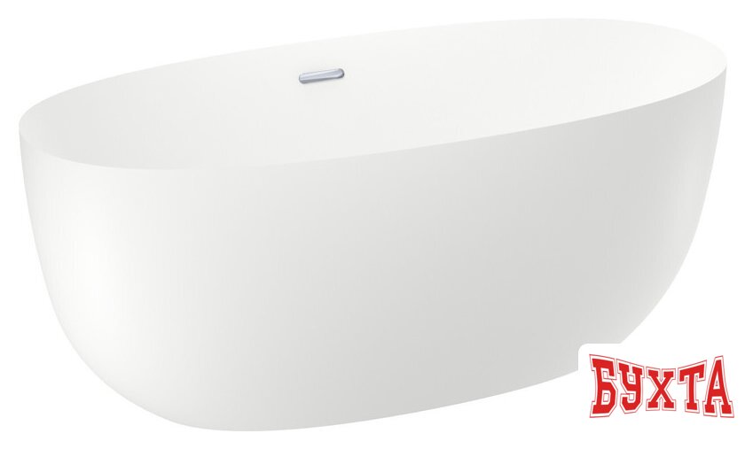 Ванна Wellsee Éclatant 159x74 231301001 (отдельностоящая ванна белый глянец, экран, ножки, сифон-автомат хром) 2