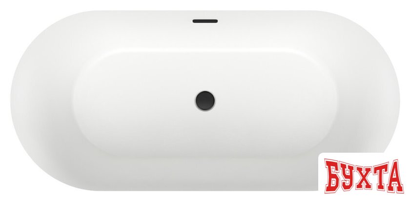 Ванна Wellsee Croquis 166x77 230301003 (отдельностоящая ванна белый глянец, экран, ножки, сифон-автомат матовый черный) 4