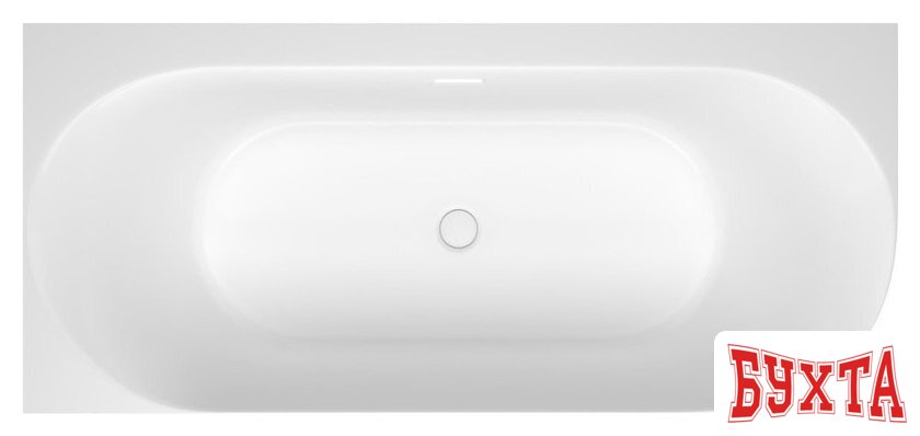 Ванна Wellsee Collaro 180x80 28910402R (пристенная ванна (левая) белый глянец, экран, ножки, сифон-автомат глянцевый белый) 4