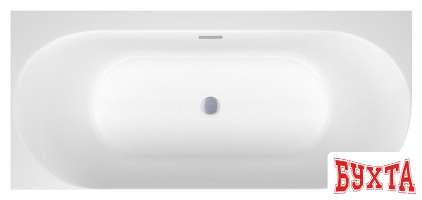 Ванна Wellsee Collaro 180x80 28910401R (пристенная ванна (левая) белый глянец, экран, ножки, сифон-автомат хром) 4