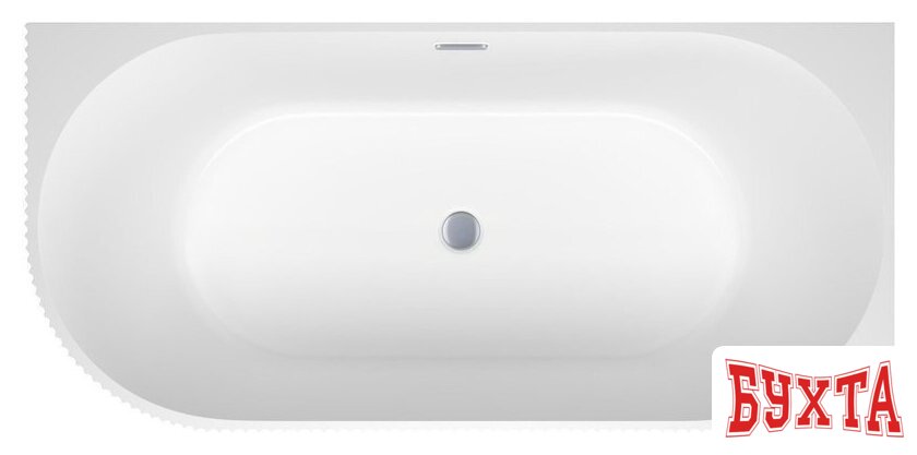 Ванна Wellsee Festive Fox 150x75 28730501R (пристенная ванна (правая) белый глянец, экран, ножки, сифон-автомат хром) 4