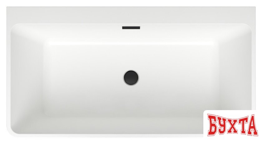 Ванна Wellsee Graceful Pro 140x74 230901003 (отдельностоящая ванна белый глянец, экран, ножки, сифон-автомат матовый черный) 4