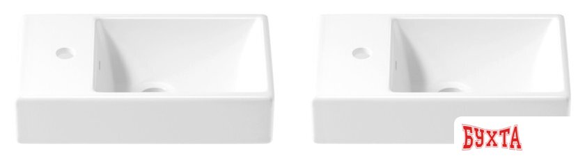 Умывальник Wellsee WC Area 151802001, 2 в 1