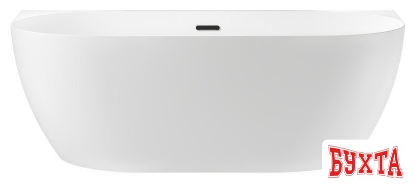 Ванна Wellsee Belle Spa 3.0 170x80 235901003 (пристенная ванна белый глянец, экран, ножки, сифон-автомат матовый черный)