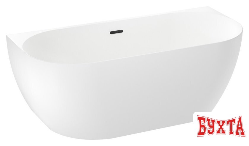 Ванна Wellsee Belle Spa 3.0 170x80 235901003 (пристенная ванна белый глянец, экран, ножки, сифон-автомат матовый черный) 2