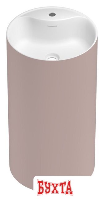 Умывальник Wellsee Chalice Perfection 230630000 (отдельностоящий, с отверстием под смеситель, цвет матовый светло-розовый/глянцевый белый) 2