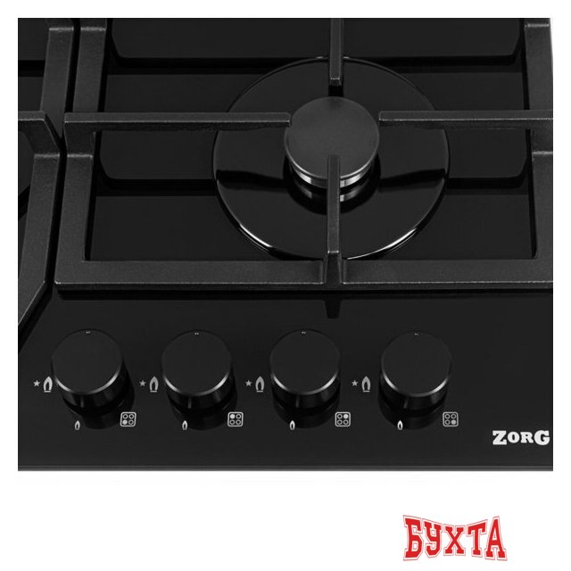 Варочная панель ZorG HAG61 FDW black 4