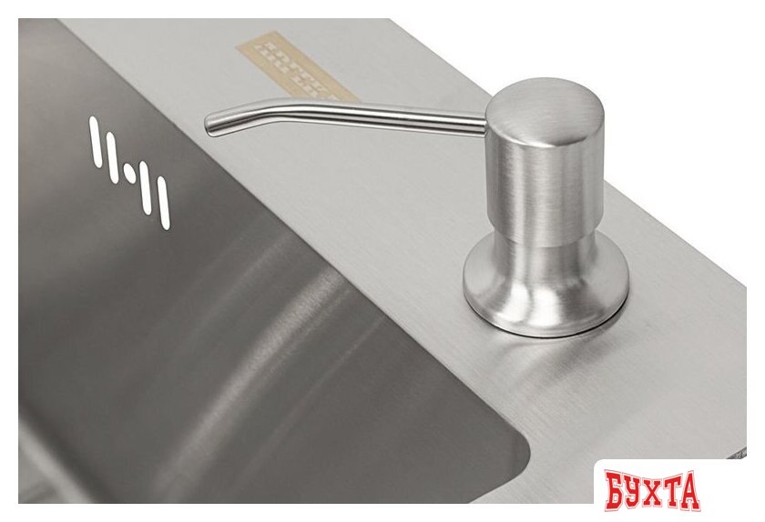 Кухонная мойка ARFEKA ECO AR мойка 500*500, коландер, дозатор SATIN 5