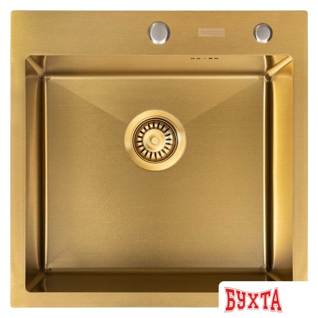 Кухонная мойка ARFEKA ECO AR мойка 500*500, роллер-мат, дозатор Gold 5