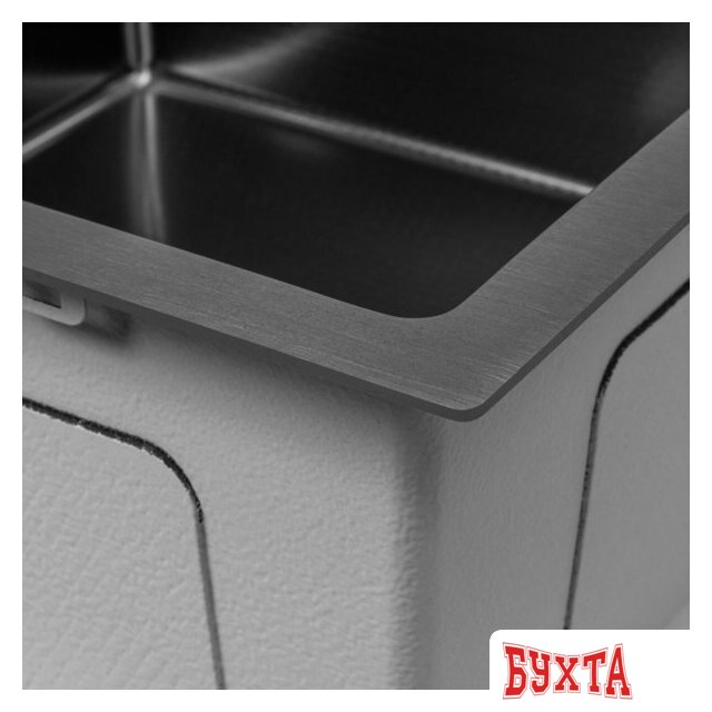 Кухонная мойка ARFEKA ECO AR 450*450 BLACK PVD NANO DECOR 5