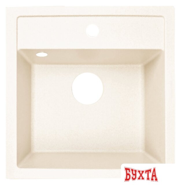 Кухонная мойка ZorG Como 51 (слоновая кость)