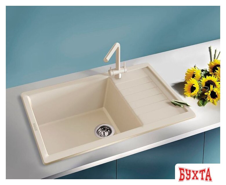 Кухонная мойка ZorG Dello 78 (черный опал) 3