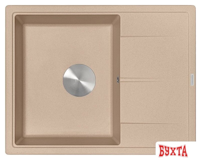 Кухонная мойка ZorG Rock 65 Premium beige 2