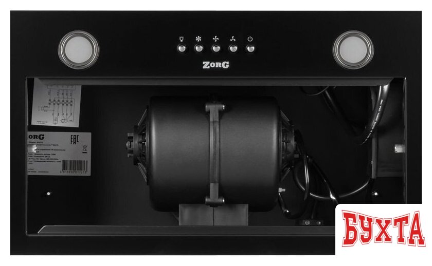 Кухонная вытяжка ZorG Basta 750 60 M (черный) 4