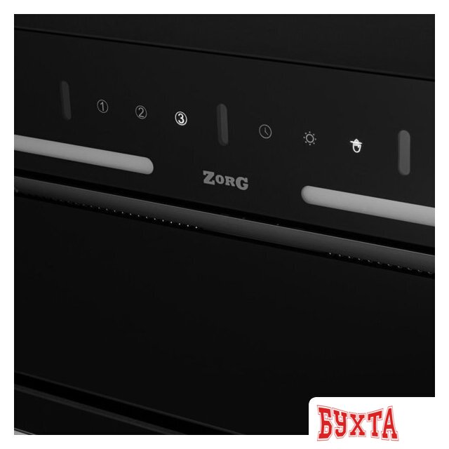 Кухонная вытяжка ZorG Neve 1260 60 S-GC (черный) 4