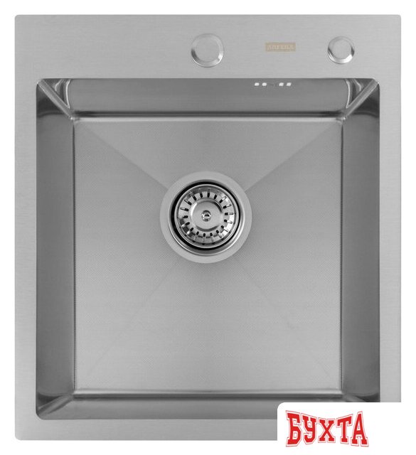 Кухонная мойка ARFEKA ECO AR 450*500 SATIN DECOR MILLET GRAINS 2