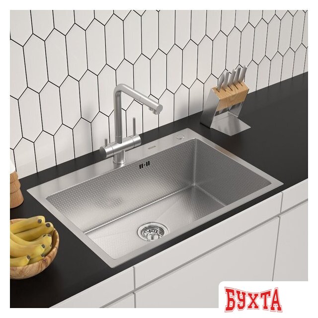 Кухонная мойка ARFEKA ECO AR 700*500 SATIN DECOR