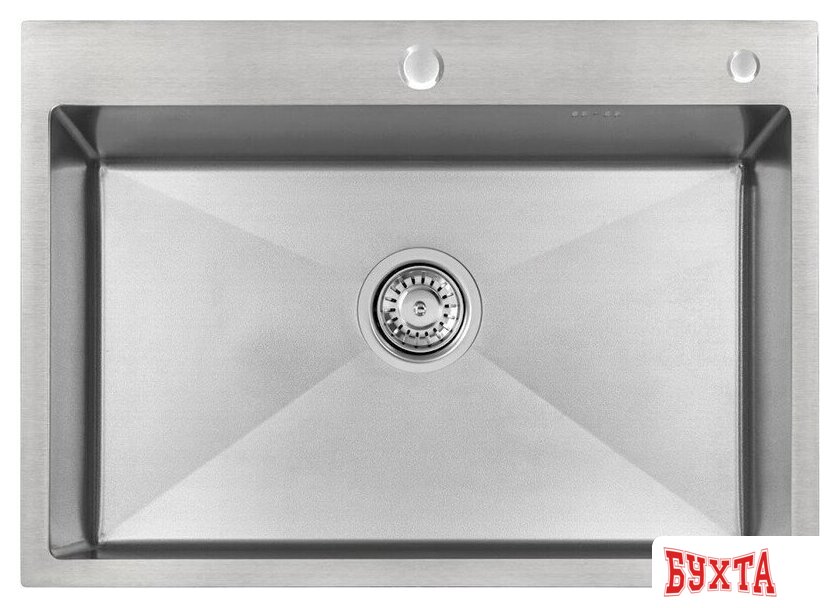 Кухонная мойка ARFEKA ECO AR 700*500 SATIN DECOR VOLCANIC ROCK 4