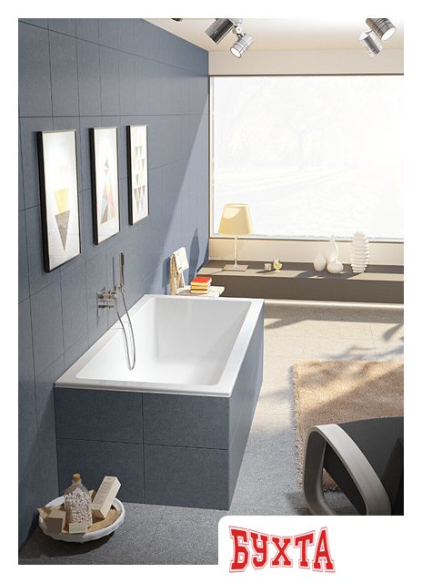 Ванна Riho Rethink Cubic 170x75 BR07105 2