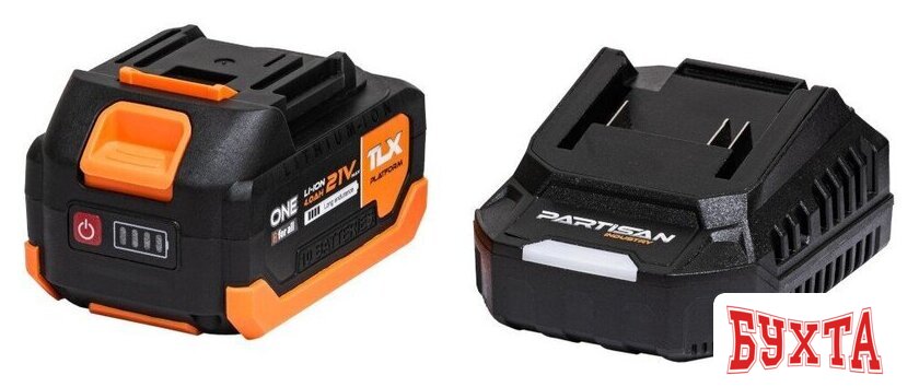 Гайковерт Partisan PCW-2135BL (с 2-мя АКБ, кейс) 5