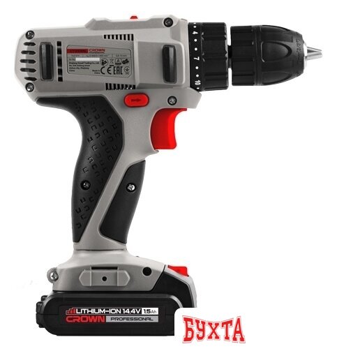 Дрель-шуруповерт Crown CT21055L-1.5 BMC (с 2-мя АКБ, кейс) 3