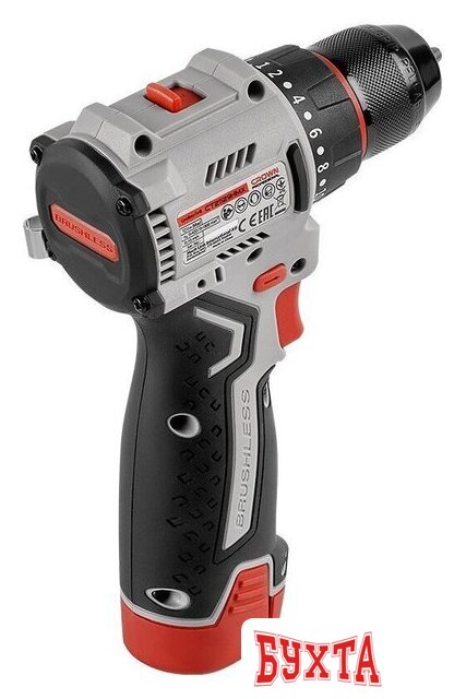 Дрель-шуруповерт Crown CT21129HMX-2 BMC (с 2-мя АКБ, кейс) 4