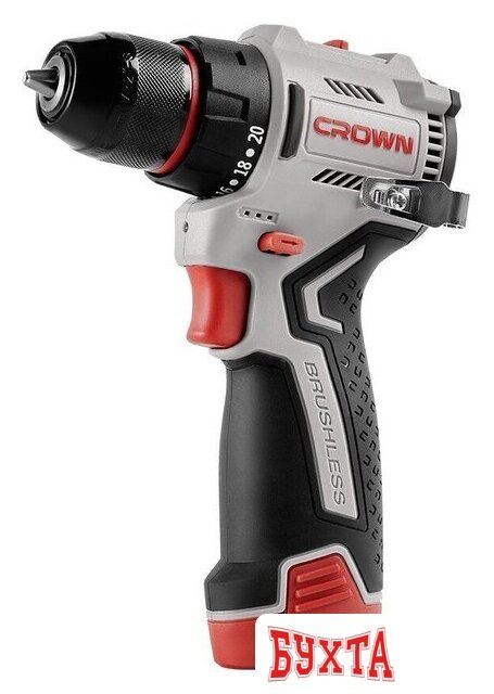 Дрель-шуруповерт Crown CT21129HMX-2 BMC (с 2-мя АКБ, кейс) 5