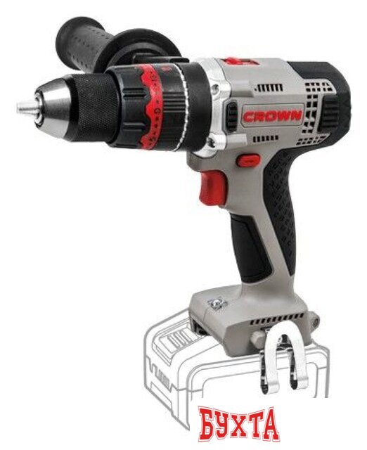 Ударная дрель-шуруповерт Crown CT21075HMX (без АКБ)