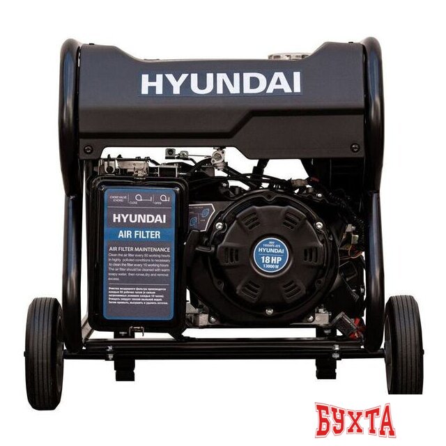 Бензиновый генератор Hyundai HHY10550FE-ATS 2