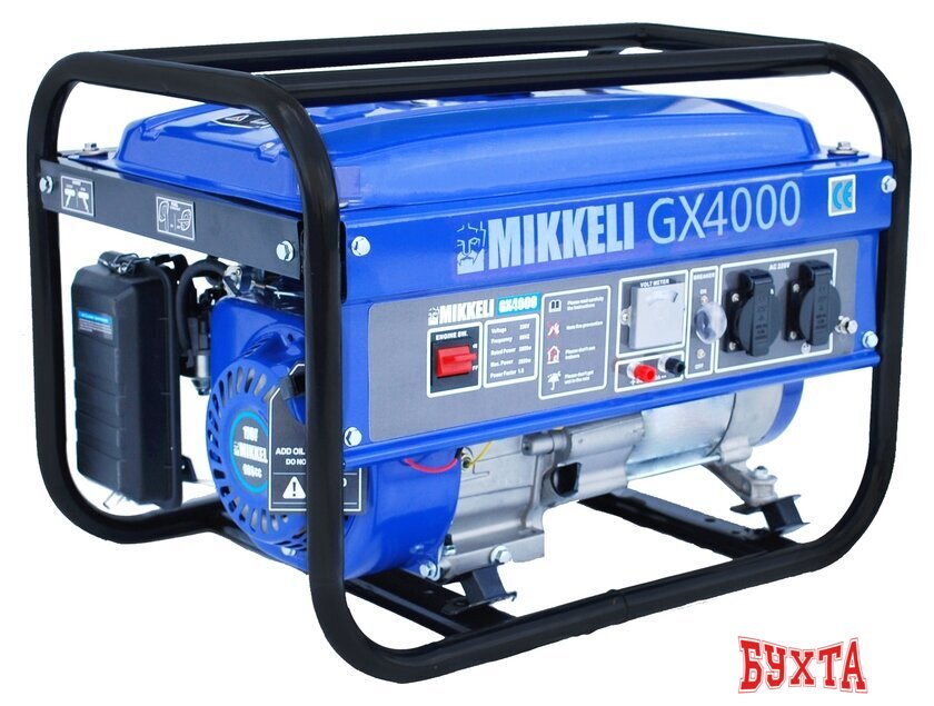 Бензиновый генератор Mikkele GX4000