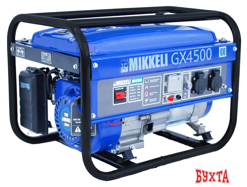 Бензиновый генератор Mikkele GX4500