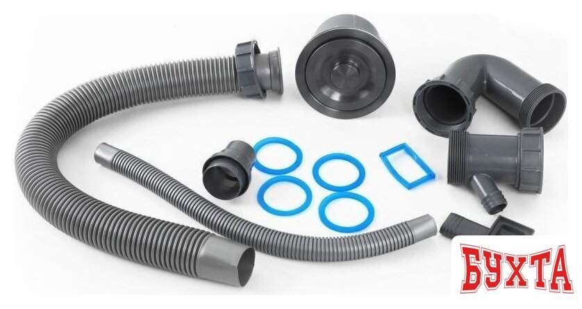 Кухонная мойка Asteria A5550NB-D1 (черный декор) 5