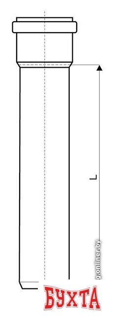 Труба Ostendorf труба KG 2000EM 110х5000 770380 (5 м) 2