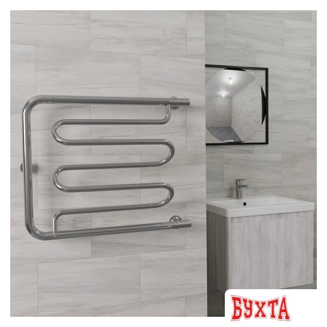 Полотенцесушитель Luxon DW с полочками 50x60 2