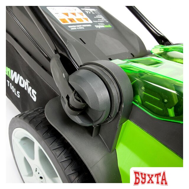 Газонокосилка Greenworks G40LM49DBK4 (с 1-м АКБ 4 Ah) 5