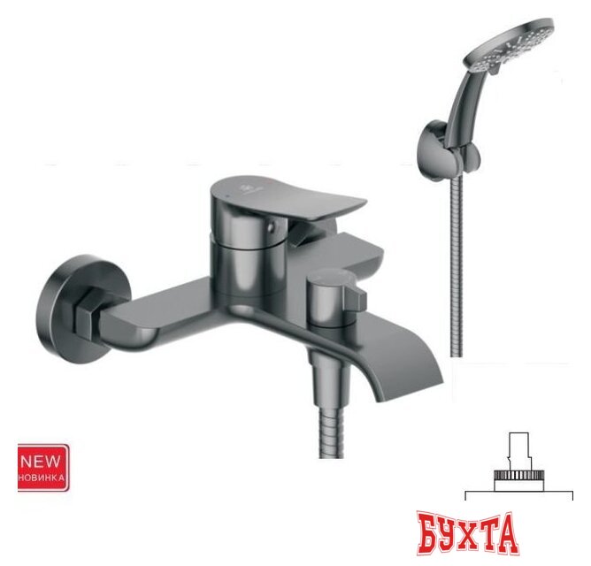 Смеситель Diadonna Д168-30QH