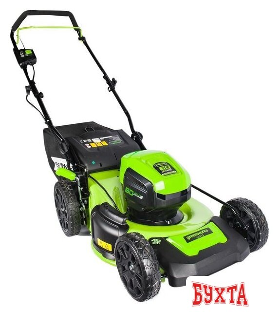 Газонокосилка Greenworks GD60LM46HP (без АКБ) 5