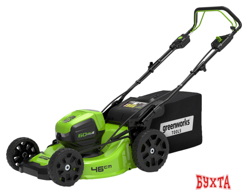 Газонокосилка Greenworks GD60LM46SP (без АКБ)